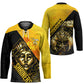 Nobles Shriners Pharaoh Hockey Jersey Egyptian Pharaoh King Tut Art With Gold Scimitar Emblem