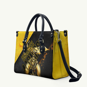 Nobles Shriners Pharaoh Leather Bag Egyptian Pharaoh King Tut Art With Gold Scimitar Emblem