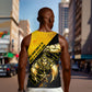 Nobles Shriners Pharaoh Men Tank Top Egyptian Pharaoh King Tut Art With Gold Scimitar Emblem