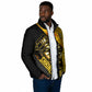 Nobles Shriners Pharaoh Padded Jacket Egyptian Pharaoh King Tut Art With Gold Scimitar Emblem
