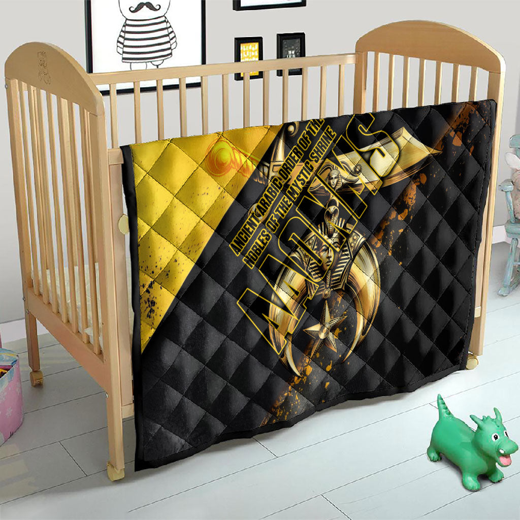 Nobles Shriners Pharaoh Quilt Egyptian Pharaoh King Tut Art With Gold Scimitar Emblem