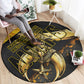 Nobles Shriners Pharaoh Round Carpet Egyptian Pharaoh King Tut Art With Gold Scimitar Emblem