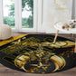 Nobles Shriners Pharaoh Round Carpet Egyptian Pharaoh King Tut Art With Gold Scimitar Emblem