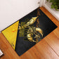 Nobles Shriners Pharaoh Rubber Doormat Egyptian Pharaoh King Tut Art With Gold Scimitar Emblem