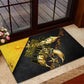 Nobles Shriners Pharaoh Rubber Doormat Egyptian Pharaoh King Tut Art With Gold Scimitar Emblem