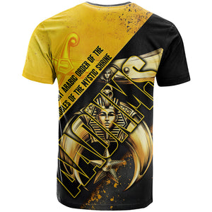 Nobles Shriners Pharaoh T shirt Egyptian Pharaoh King Tut Art With Gold Scimitar Emblem