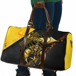 Nobles Shriners Pharaoh Travel Bag Egyptian Pharaoh King Tut Art With Gold Scimitar Emblem