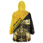 Nobles Shriners Pharaoh Wearable Blanket Hoodie Egyptian Pharaoh King Tut Art With Gold Scimitar Emblem