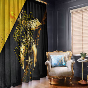 Nobles Shriners Pharaoh Window Curtain Egyptian Pharaoh King Tut Art With Gold Scimitar Emblem