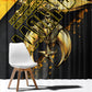 Nobles Shriners Pharaoh Window Curtain Egyptian Pharaoh King Tut Art With Gold Scimitar Emblem