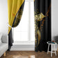 Nobles Shriners Pharaoh Window Curtain Egyptian Pharaoh King Tut Art With Gold Scimitar Emblem