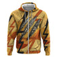 Pakhet Lion Head Hoodie with Claw Marks in Fiery Ancient Egyptian Motif