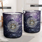 Pakhet Panther Laundry Basket with Cosmic Feline Eye on Starry Night River