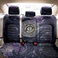 Pakhet Panther Back Car Seat Cover with Cosmic Feline Eye on Starry Night River