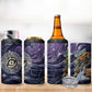 Pakhet Panther 4 in 1 Can Cooler Tumbler with Cosmic Feline Eye on Starry Night River