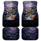 Pakhet Panther Car Mats with Cosmic Feline Eye on Starry Night River