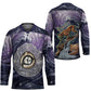 Pakhet Panther Hockey Jersey with Cosmic Feline Eye on Starry Night River