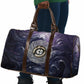Pakhet Panther Travel Bag with Cosmic Feline Eye on Starry Night River