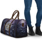 Pakhet Panther Travel Bag with Cosmic Feline Eye on Starry Night River