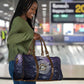 Pakhet Panther Travel Bag with Cosmic Feline Eye on Starry Night River