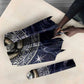 Pakhet Panther Umbrella with Cosmic Feline Eye on Starry Night River