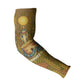 Renenutet  Golden Cobra Arm Sleeves with Wheat Motif in Egyptian Agricultural Theme