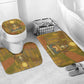 Renenutet  Golden Cobra Bathroom Set with Wheat Motif in Egyptian Agricultural Theme