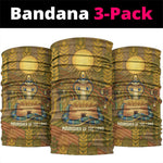 Renenutet  Golden Cobra Neck Gaiter with Wheat Motif in Egyptian Agricultural Theme