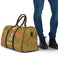 Renenutet  Golden Cobra Travel Bag with Wheat Motif in Egyptian Agricultural Theme