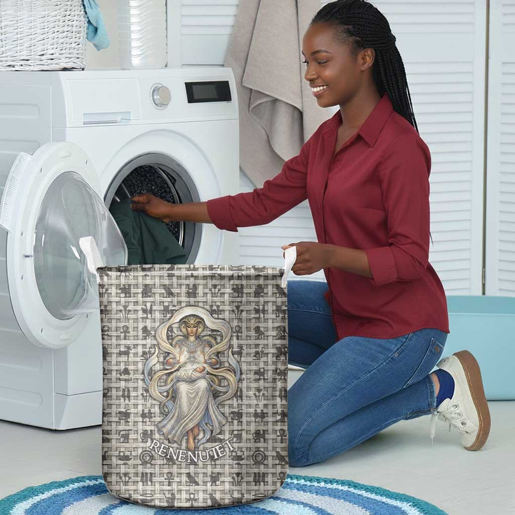 Renenutet Laundry Basket with Bread Ring and Eye of Horus in Egyptian Nourishment