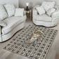 Renenutet Area Rug with Bread Ring and Eye of Horus in Egyptian Nourishment