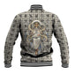 Renenutet Baseball Jacket with Bread Ring and Eye of Horus in Egyptian Nourishment