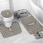 Renenutet Bathroom Set with Bread Ring and Eye of Horus in Egyptian Nourishment