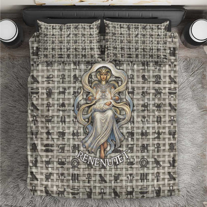 Renenutet Bedding Set with Bread Ring and Eye of Horus in Egyptian Nourishment