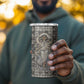 Renenutet 4 in 1 Can Cooler Tumbler with Bread Ring and Eye of Horus in Egyptian Nourishment