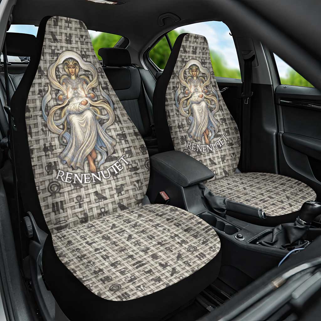 Renenutet Car Seat Cover with Bread Ring and Eye of Horus in Egyptian Nourishment
