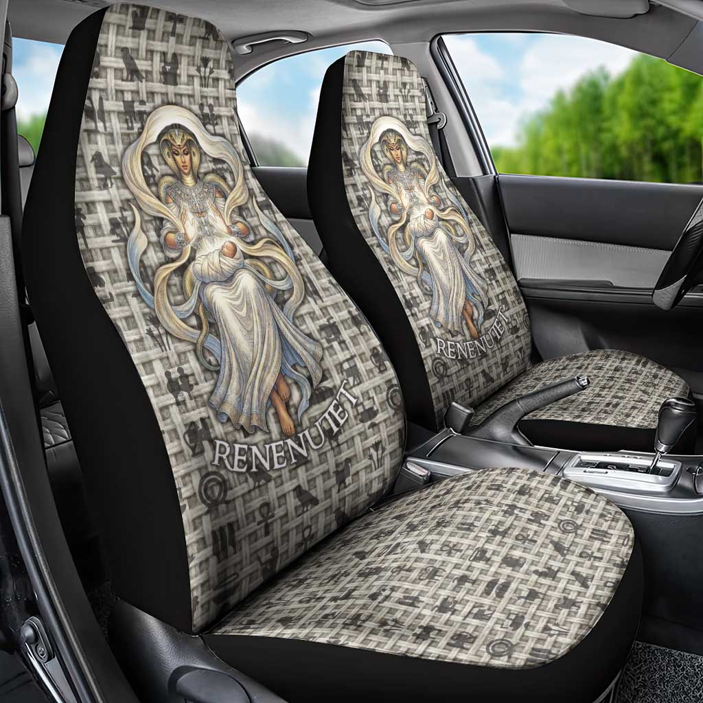 Renenutet Car Seat Cover with Bread Ring and Eye of Horus in Egyptian Nourishment