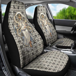 Renenutet Car Seat Cover with Bread Ring and Eye of Horus in Egyptian Nourishment