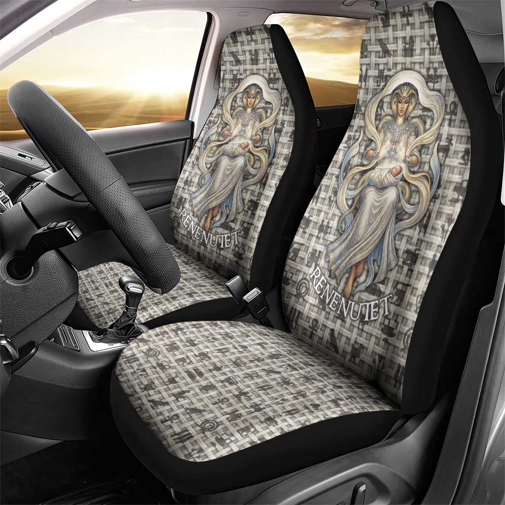Renenutet Car Seat Cover with Bread Ring and Eye of Horus in Egyptian Nourishment