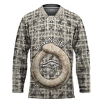 Renenutet Hockey Jersey with Bread Ring and Eye of Horus in Egyptian Nourishment