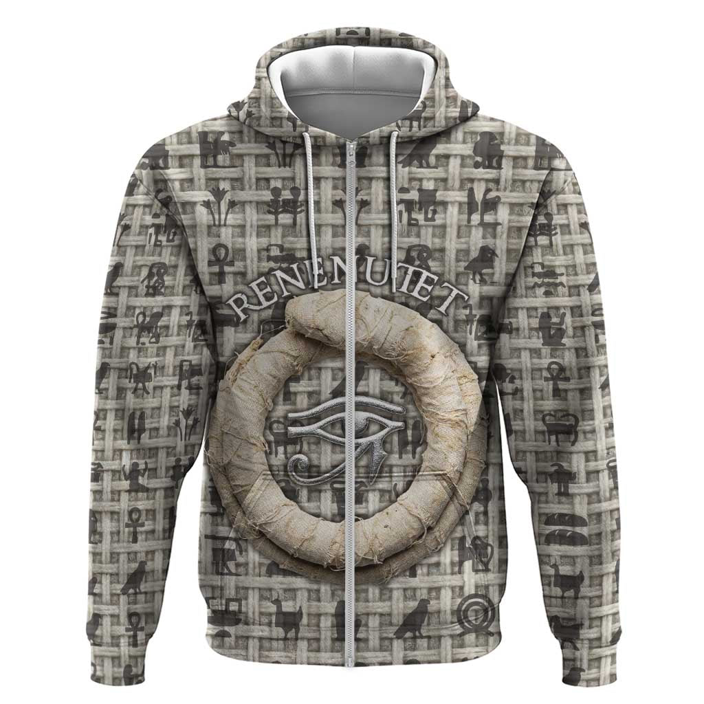 Renenutet Hoodie with Bread Ring and Eye of Horus in Egyptian Nourishment