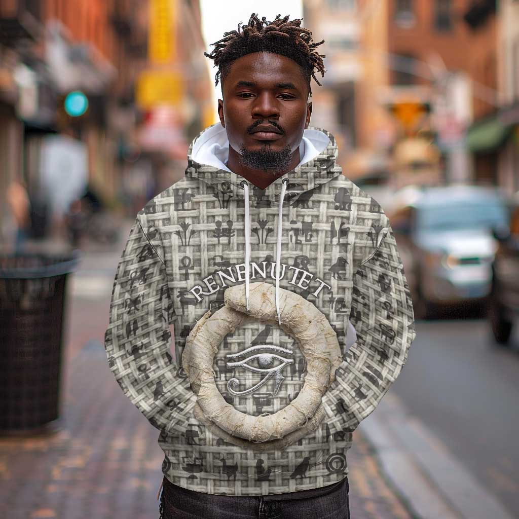 Renenutet Hoodie with Bread Ring and Eye of Horus in Egyptian Nourishment