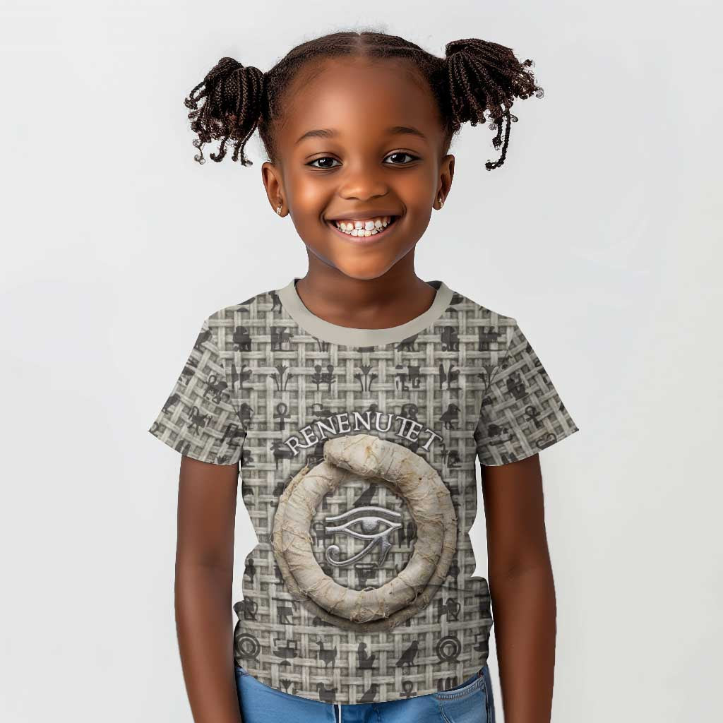 Renenutet Kid T shirt with Bread Ring and Eye of Horus in Egyptian Nourishment