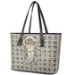 Renenutet Leather Tote Bag with Bread Ring and Eye of Horus in Egyptian Nourishment