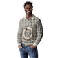 Renenutet Long Sleeve Polo Shirt with Bread Ring and Eye of Horus in Egyptian Nourishment