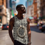 Renenutet Men Tank Top with Bread Ring and Eye of Horus in Egyptian Nourishment