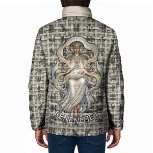 Renenutet Padded Jacket with Bread Ring and Eye of Horus in Egyptian Nourishment