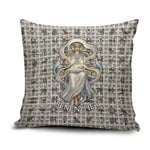 Renenutet Pillow Cover with Bread Ring and Eye of Horus in Egyptian Nourishment