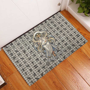 Renenutet Rubber Doormat with Bread Ring and Eye of Horus in Egyptian Nourishment