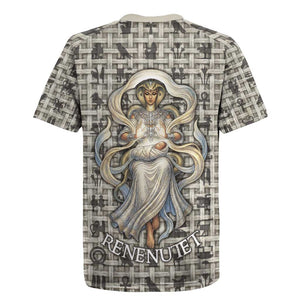 Renenutet Rugby Jersey with Bread Ring and Eye of Horus in Egyptian Nourishment
